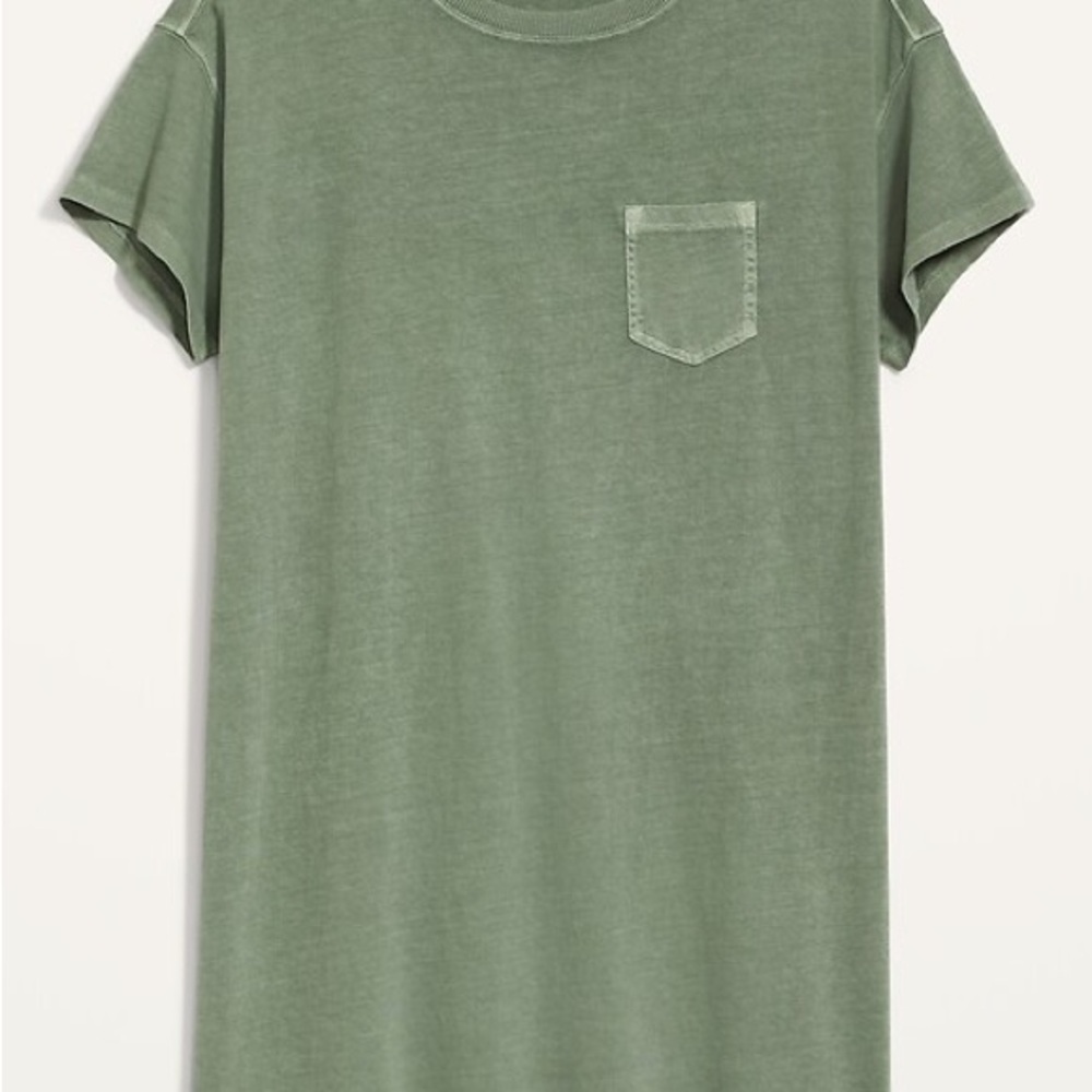 Green T-Shirt with Pocket